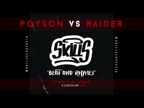 SKILLS Beat and Rhymes - Freestyle Battle 2018 || Durban Poison VS Raider || (Ottavi di finale)