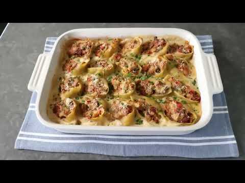 Clams Casino - Stuffed Pasta Shells - Yummy Food Wishes