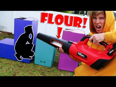 Flour Flamethrower PROP HUNT!! *EXTREME HIDE AND SEEK* Video