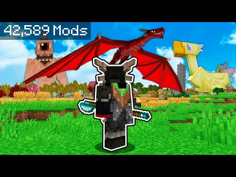 CRAZY Minecraft MODS! ➡️ Putting them ALL! PART 1