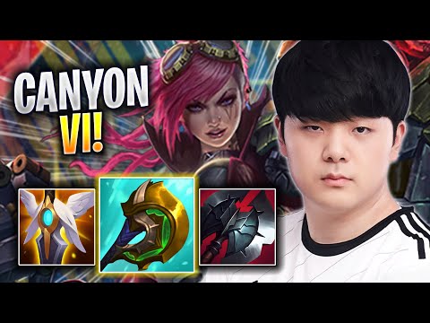 CANYON DOMINATING WITH VI! - DK Canyon Plays Vi JUNGLE vs Zac! | Season 2023