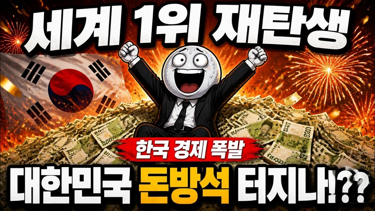 세계 1위 재탄생 대한민국 돈방석 터지나!??