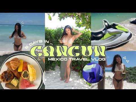 CANCUN TRAVEL VLOG! vacation, beach days, jetski riding, and more!