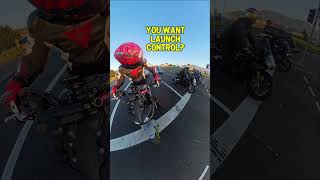 Launch Control! R1M vs. MT-09 vs. R3. #bikerace #motorbikerace #launchcontrol #mt09 #R1M #R1 #R3