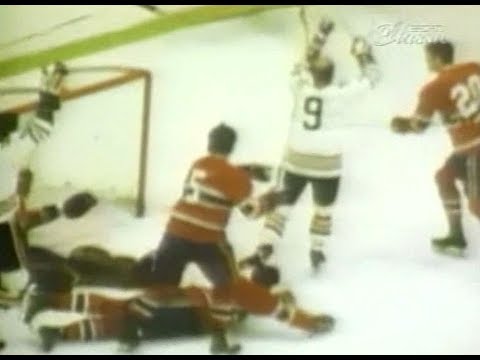 1971 Stanley Cup Final. Game 1. Chicago Blackhawks vs Montreal Canadiens