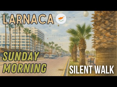 Larnaca in Late November – A Relaxing Silent Walking Tour 🇨🇾