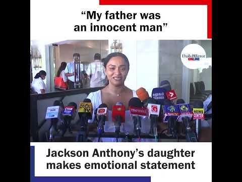 “My father was an innocent man”Jackson Anthony’s daughter makes emotional statement