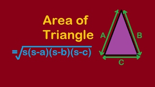 How to calculate area of triangle in java
