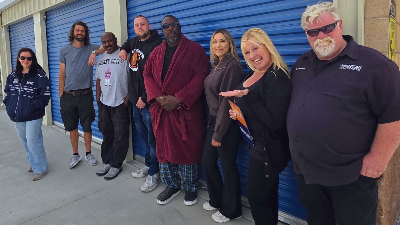 I Went To Storage Wars In Real Life & Bid HARD! (WE SCORED!)