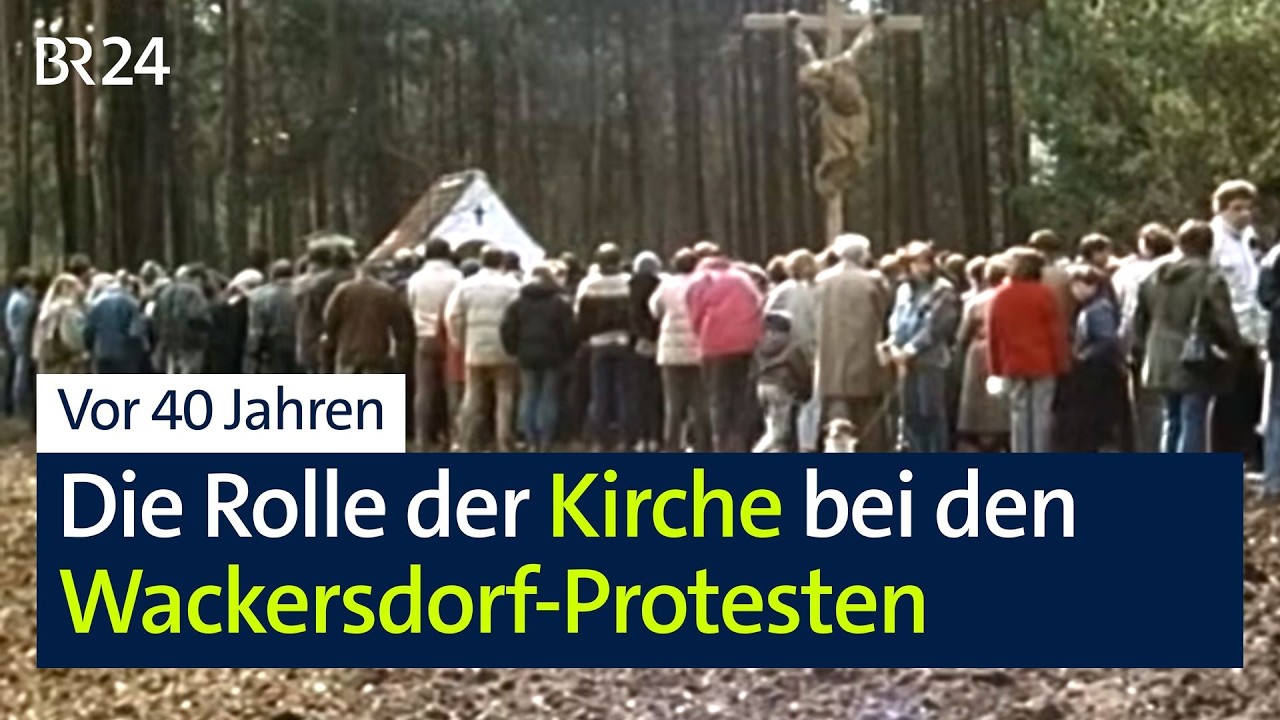 Vor 40 Jahren: Umweltproteste in Wackersdorf | Abendschau | BR24