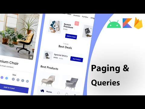 #18 Modern android ecommerce app | Paging and queries