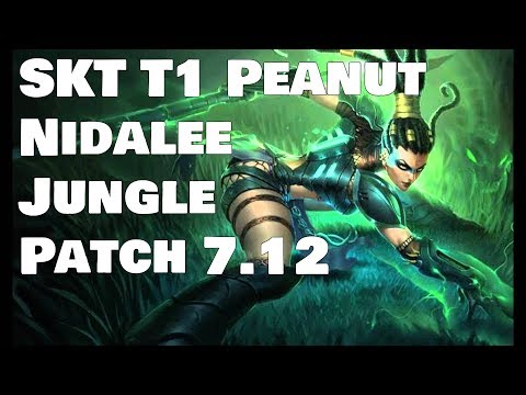 SKT T1 Peanut - Nidalee vs Rengar Patch 7.12