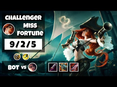 Miss Fortune vs Samira BR Challenger BOT (9/2/5) - v11.12