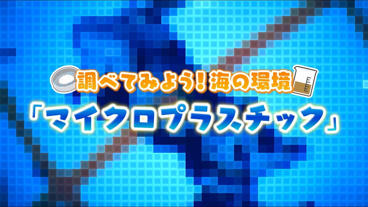 海の調査～調べてみようマイクロプラスチック