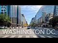 Washington DC City Drive 4K Driving Tour Of The District United States Capital