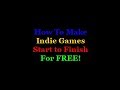 Indie Games Start To Finish For FREE Drafting Your Game Idea Make A Picture Of The Final Product