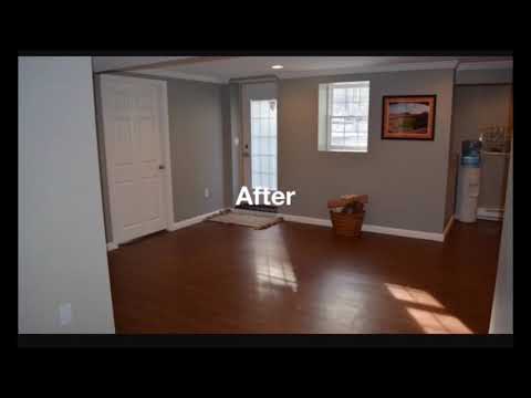 Kaks Basement Finishing Before & After video - photos