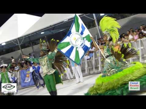 UNIDOS DOS MORROS - SANTOS - 1º CASAL DE MESTRE-SALA E PORTA-BANDEIRA - CARNAVAL 2017