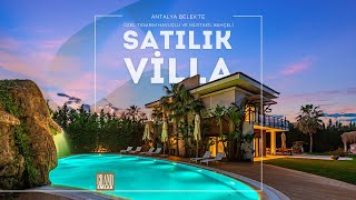 ANTALYA BELEK'TE ÖZEL TASARIM HAVUZLU VE MÜSTAKİL BAHÇELİ ULTRA LÜKS S
