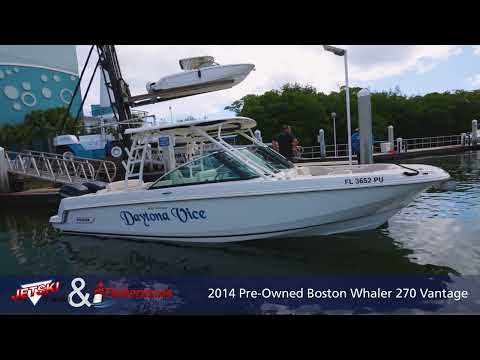 2014 Boston Whaler 270 Vantage Video