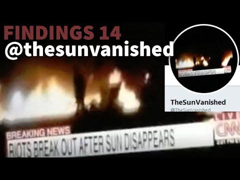 EXPLORATION DE @thesunvanished - le mystère qui a assombrit TWITTER - Findings N°14