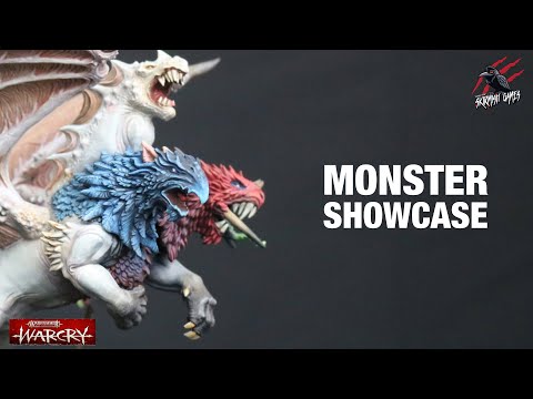 WARCRY WARHAMMER CHIMERA MONSTER SHOWCASE - Age Of Sigmar - Includes Fighter Card & Abilities