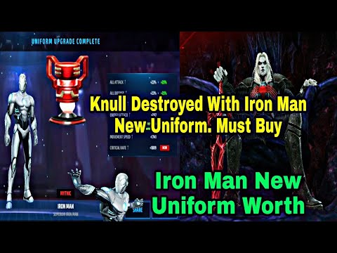 Iron Man New Uniform Review And Knull Test With Ctp of Energy - Marvel Future Fight
