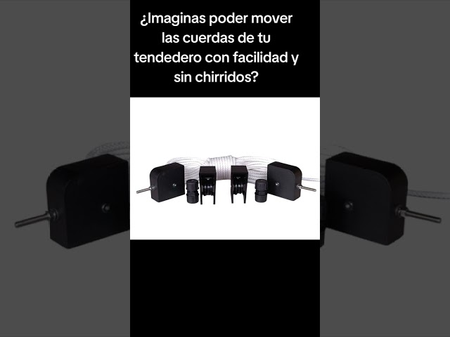 Vídeo relacionado con Amig - Poleas para tendedero de Ropa de Acero con roldana metálica de 39 mm. Incluye Tornillo de sujeción y guías. Seguras y aptas para Uso Exterior.