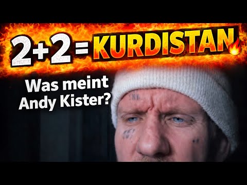 Andy Kister zeigt Solidarität mit Rojava und Kurdistan.