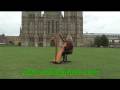 Carol Arblaster playing "What a Friend" Outside Wells Cathedral, Somerset