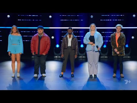 Jess, Kobe, TJ Zimba, Imogen & Jonathan - Blinding Lights | Australian Idol 2024 | Chorus Line