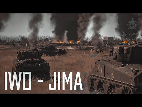 INSANE BATTLE - US Marines cleaning japanese trenches during Iwo - Jima BATTLE - ARMA 3 WW2