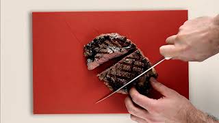Cutting Board Hdpe 40*60*4 CM Red | لوح تقطيع من البولي إيثيلين عالِ الكثافة ،