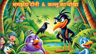 टोनी की समझदारी: एक चिड़िया की कहानी #Tony the Bird #Kallu the Crow #cartoon