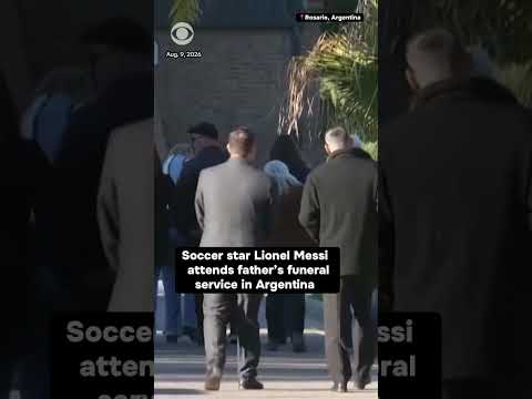 Lionel Messi attends his father’s funeral #shorts