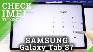 How to Find IMEI and Serial Number in SAMSUNG Galaxy Tab S7 – Locate IMEI Number