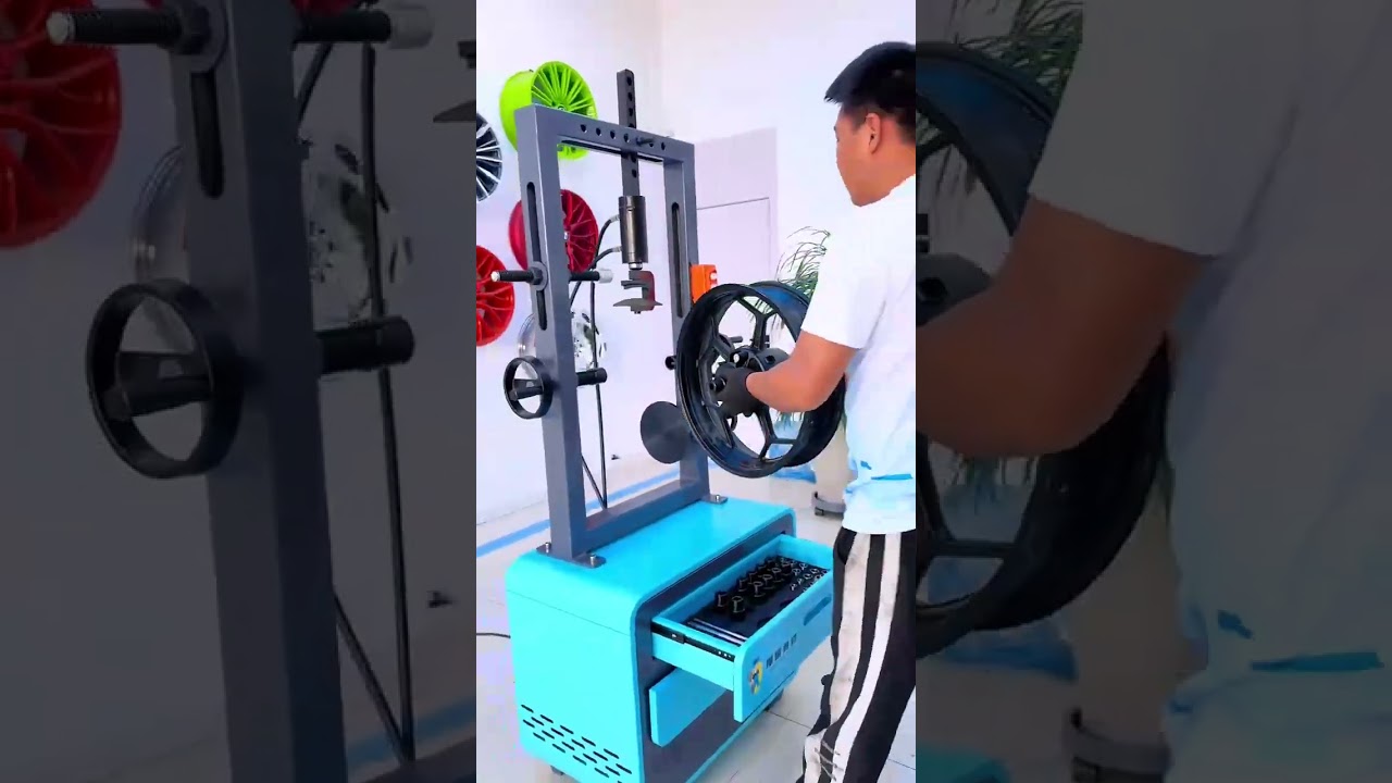 AZURE High Quality Motorcycle Rim Straightening Machine Match 99% Motorbike Model
