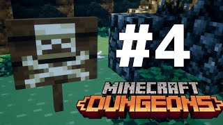 #4【必殺技？！】本気で焦ると黙っちゃう３人【Minecraft Dungeons】