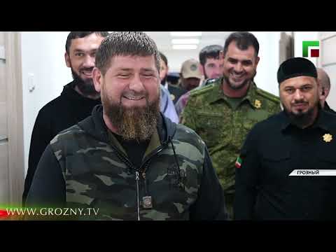 Рамзан Кадыров посетил строительную площадку в посёлке Ханкала