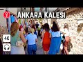ANKARA KALESI - Türkiye 🇹🇷 4K Walking Tour | Ankara Castle Full Walk | City Tour | Virtual Tour