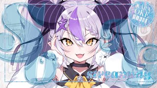 開始-start - 🛸【歌枠】おはよう~🎤♡ ̖́-SINGING! 久しぶり朝枠!✧︎【ラプラス・ダークネス/ホロライブ】💜
