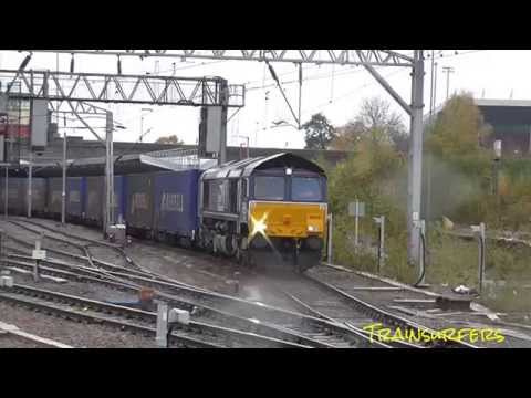 DRS Class 66 No. 66429 on 4S44 Daventry - Coatbridge @ Crewe on 05.11.15