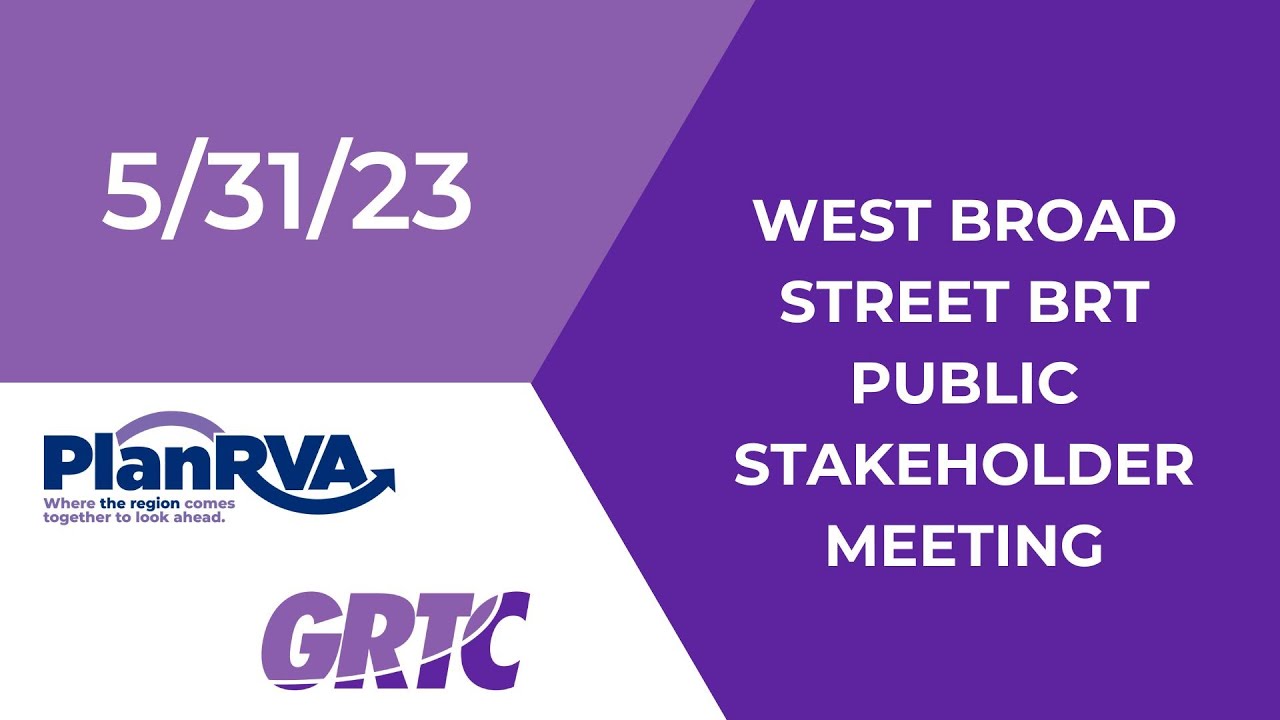 West Broad Street BRT Analysis Public Stakeholder Meeting - Review of Final Report