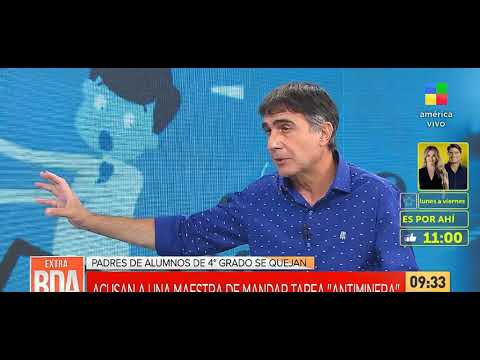 Increíble defensa de Antonio Laje de la minería a cielo abierto