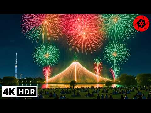 2025 Tokyo Fireworks Season Begins - 4K HDR