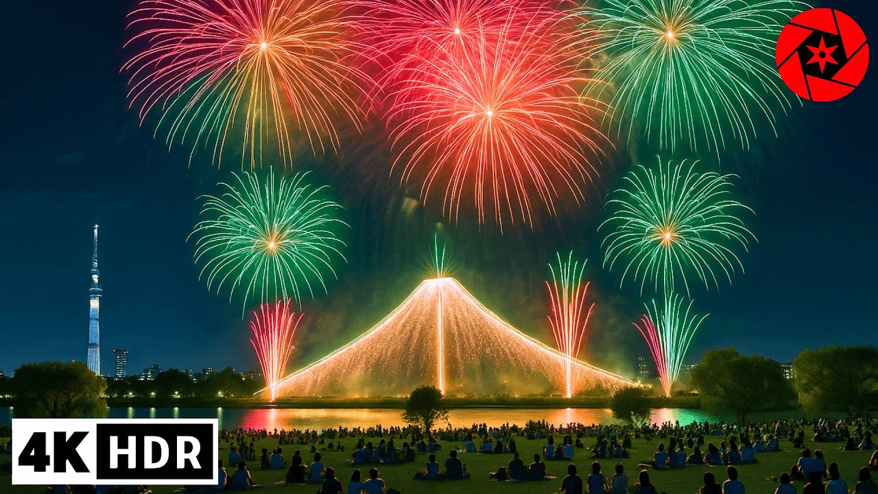 2025 Tokyo Fireworks Season Begins - 4K HDR