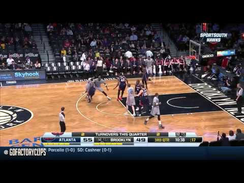 2014.04.11 - Paul Millsap & Jeff Teague Full Combined Highlights at Brooklyn Nets