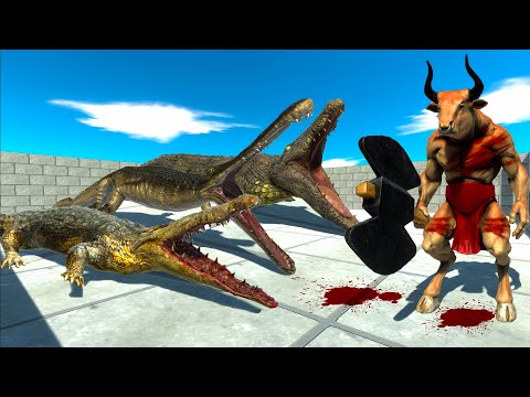 CROCODILE TRIO vs EVERY UNIT - Animal Revolt Battle Simulator ARBS
