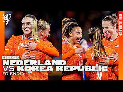 Viv's FOUR-GOAL haul 🤯 & first 🎯 for Ella! | Highlights Nederland - Korea Republic (02-12-2025)