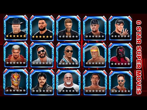 6 Star Best Super Finisher Moves In WWE Mayhem 